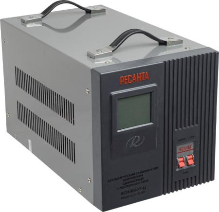 Стабилизатор АСН-8000/1-Ц, 8kW, элек. Ресанта